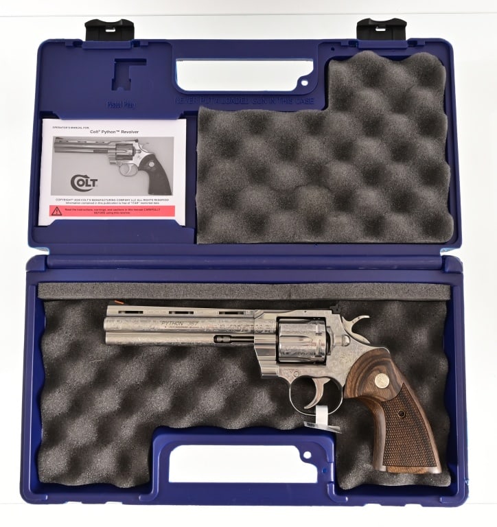 Engraved Colt Python .357 Magnum Revolver - 15