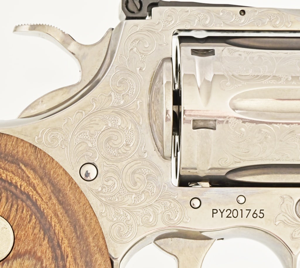 Engraved Colt Python .357 Magnum Revolver - 5