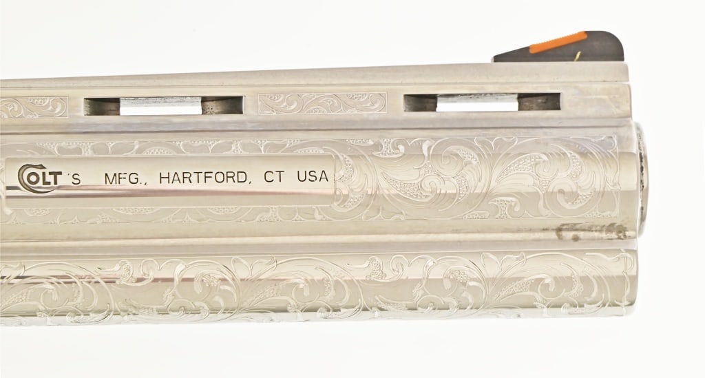 Engraved Colt Python .357 Magnum Revolver - 7