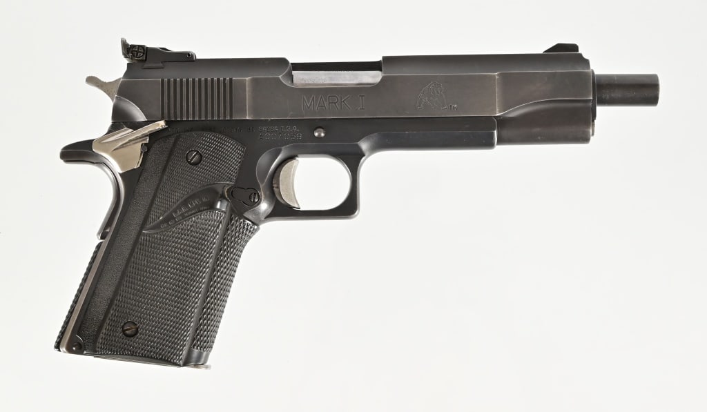 LAR Grizzly Mark I Grizzly .45 Win Mag: S/N A007059. 6 1/2" barrel. Modern.