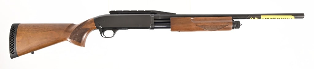 Browning BPS Youth Model 20 20 Gauge Shotgun New: S/N: 08229ZX121. Pump action, Deer Special, rifled barrel, chambered for 2 3/4" and 3" shells. 20" barrel. Modern. New Unfired