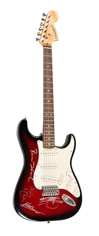 Rolling Stones Signed Fender Starcaster Guitar (1 of 12)