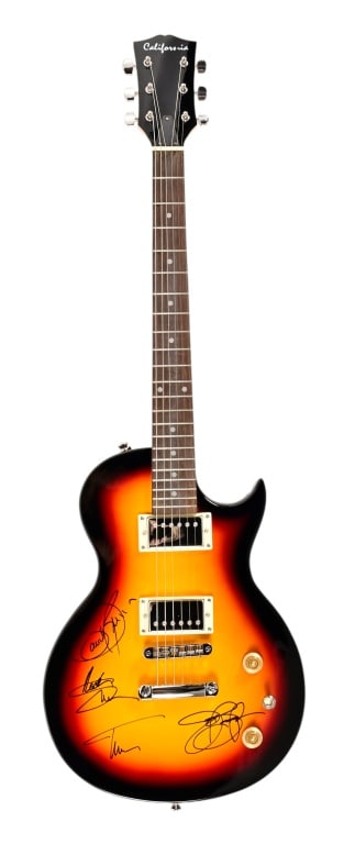 Bon Jovi Autographed Guitar (1 of 10)