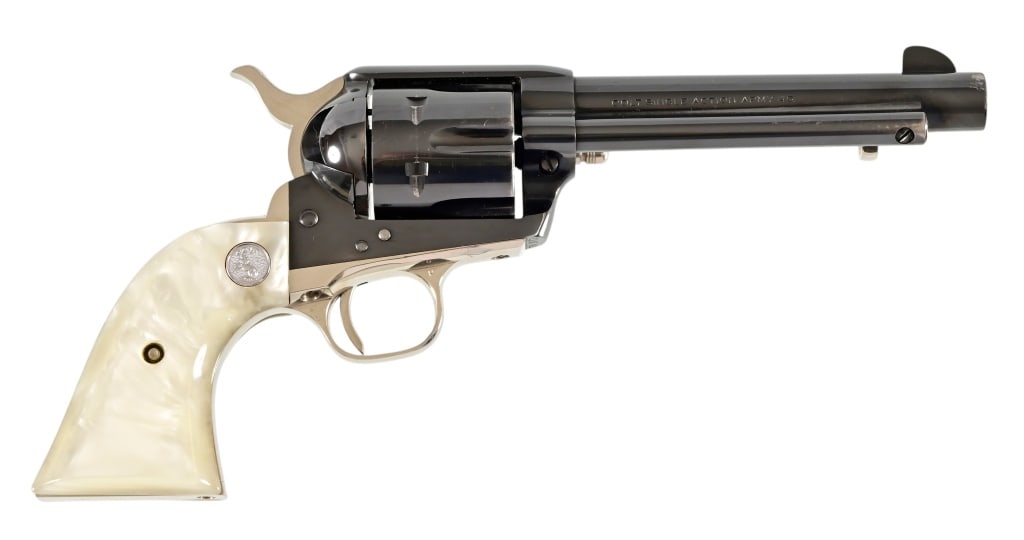 Colt SAA 1964 Nevada Centennial .45 Revolver: Colt Nevada Centennial 1864-1964. 5 1/2" barrel. Modern.