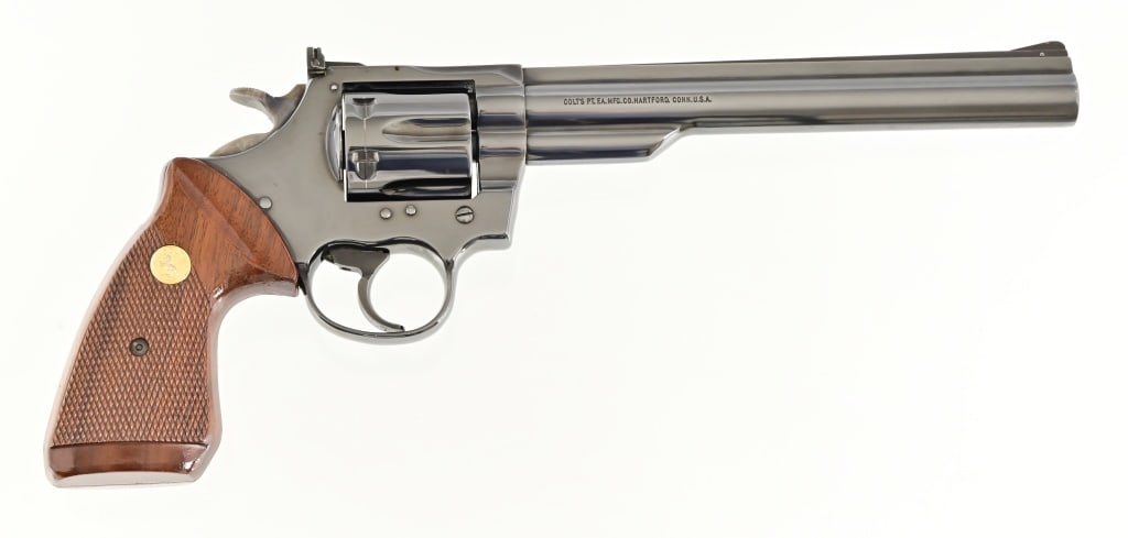 Colt Trooper Mark III .22 Revolver: 8" barrel. Modern