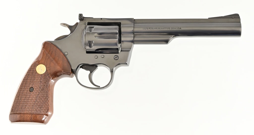Colt Trooper Mark III .22LR Revolver: 6" barrel. Modern.