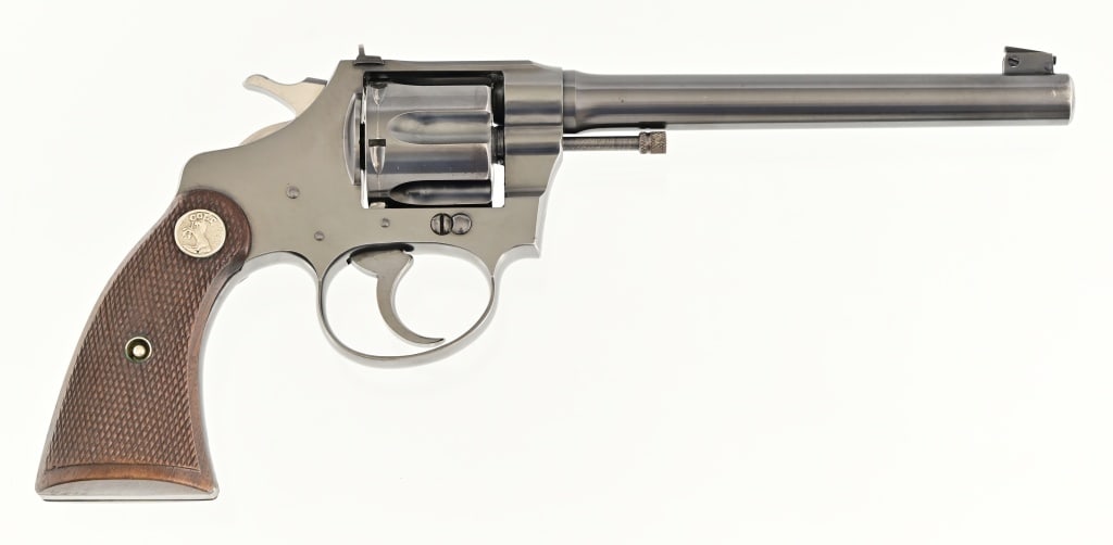 Colt Police Positive .22 WRF Revolver: 6" barrel. Modern