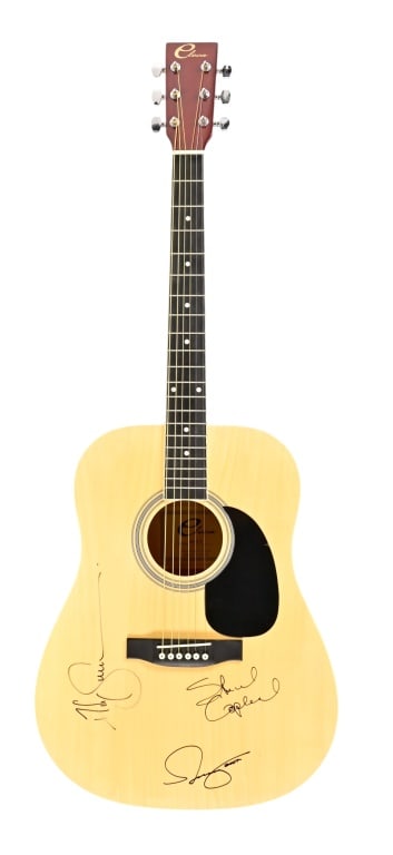 The Police Autographed Acoustic Guitar: The Police Autographed Acoustic Guitar