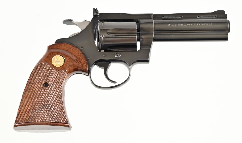 Colt Diamondback .22 Revolver In Colt Box: 6" barrel, in original Colt box. Nice condition. Modern.