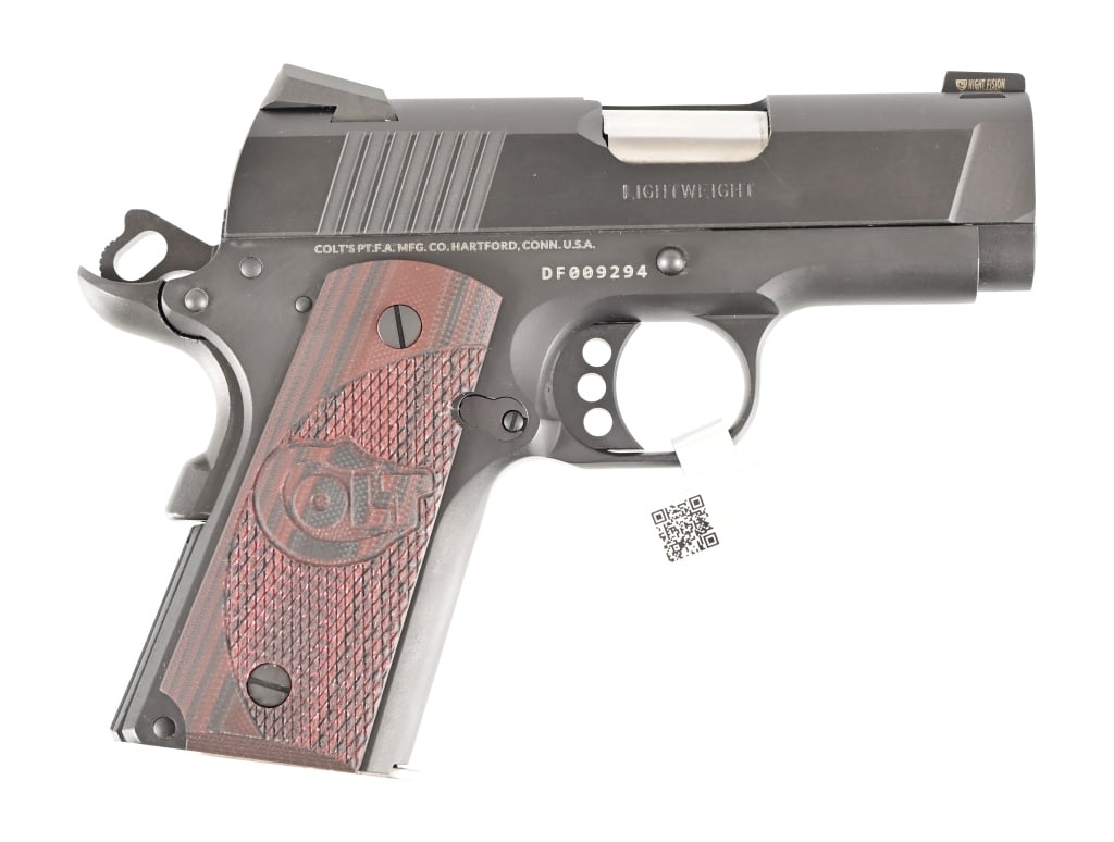 .Colt Defender 1911 Lightweight 9MM Pistol (1 of 8)