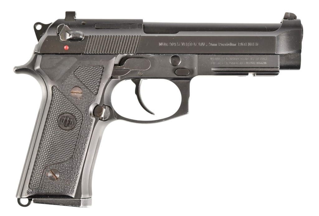 Beretta Model 92FS Vertec Semi-Auto .9mm: S/N BER277675. Includes 1 extra magazine. Modern.