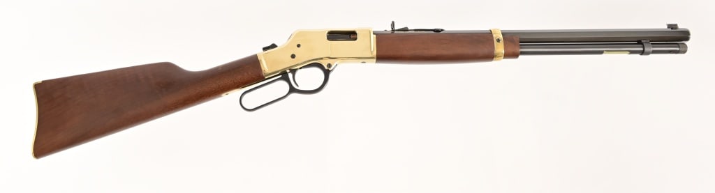 Henry Golden Boy .44 Magnum /.44 Special: Lever action rifle, 20" octagon barrel, nice condition. Modern.