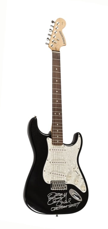 Ozzy Osbourne Signed Fender Starcaster Guitar: Dated 2007, Fender Stratocaster Starcaster electric guitar.