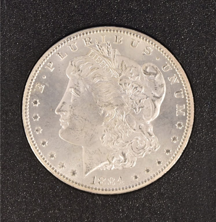 1884 Carson City Morgan Silver Dollar GSA Slab (1 of 6)