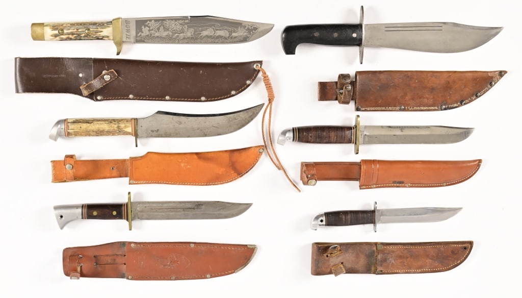 Bowie Knife Collection (5) German Western Case (1 of 5)
