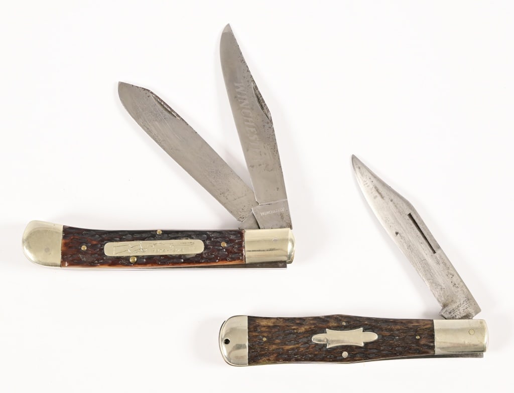 Winchester Knife & Jumbo Trapper Knife 1873-1973 (1 of 2)