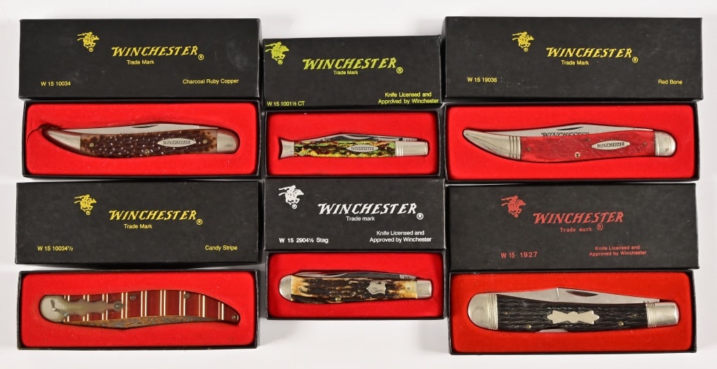 Winchester Black Box Pocket Knife Collection (6) (1 of 4)