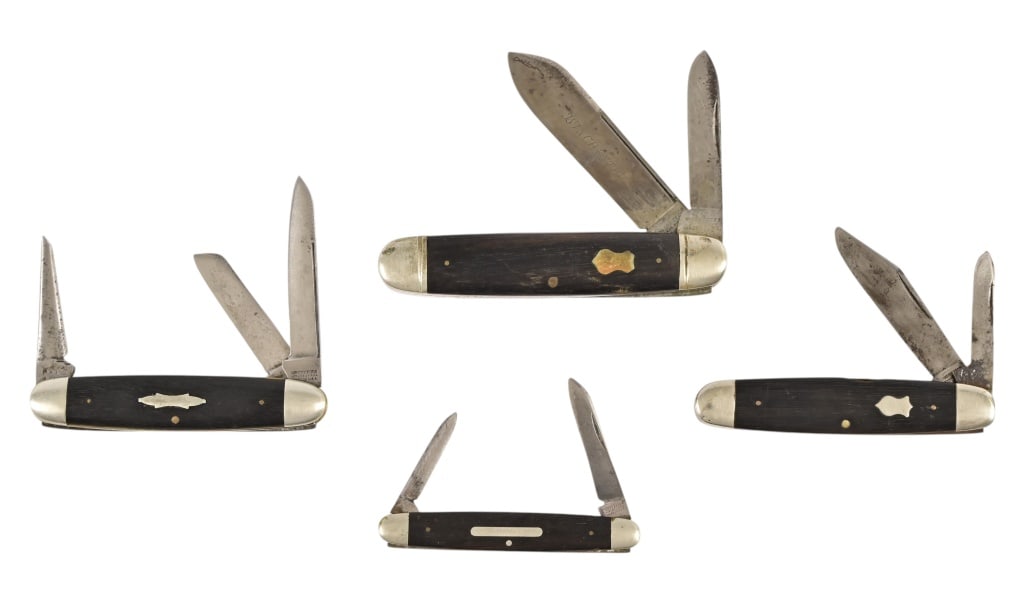 4 Antique Winchester Pocket Knives (1 of 1)