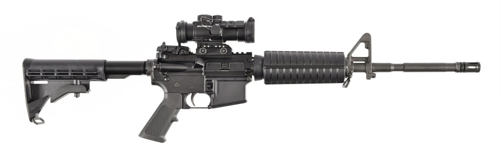Colt Defense M4 Carbine 5.56 Vortex Spitfire Scope: Colt Defense M4 Carbine 5.56 Vortex Spitfire Scope