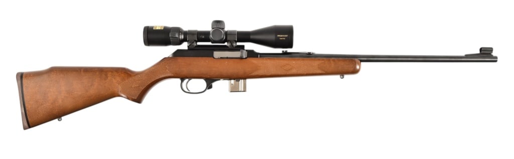 Marlin Model 922M .22WMR Rifle Nikon Scope: S/N 00421262. Nikon Prostaff Rimfire .22LR scope, weaver mounts. 20 1/2" barrel. Includes 4 extra magazines. Modern.
