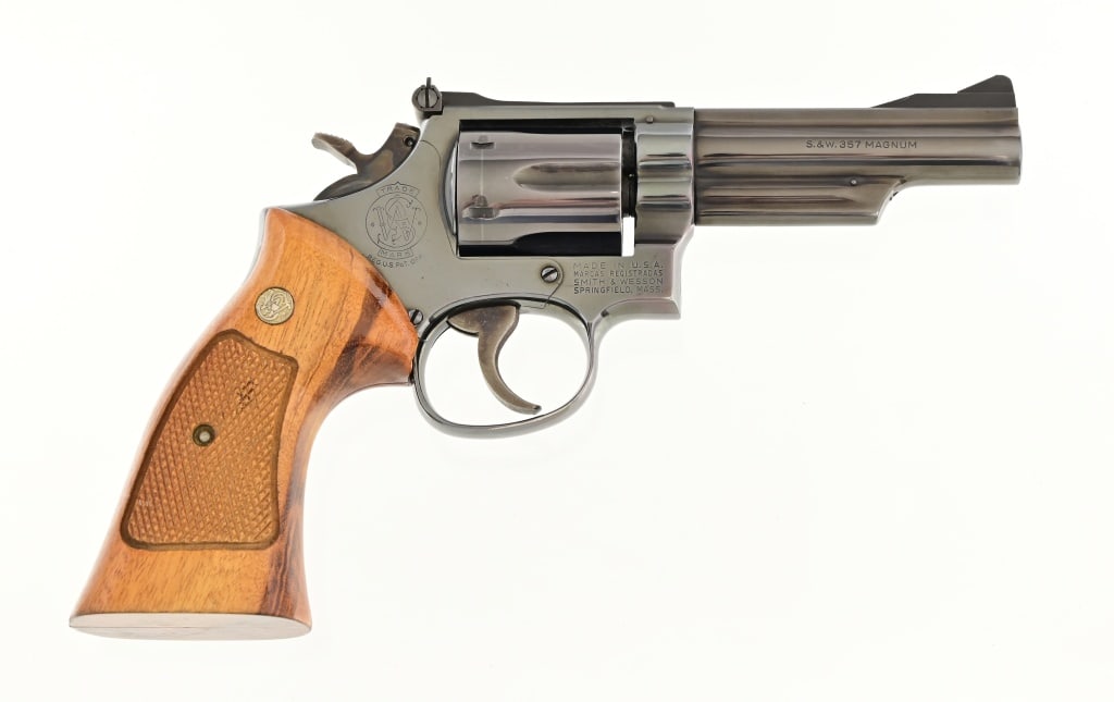 S&W Model 19-4 .357 Magnum Revolver: 4" barrel. Modern.