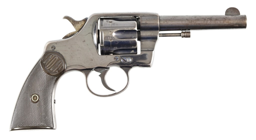 Colt D.A 38 Revolver: 4 1/2" barrel. .38 Colt caliber. Modern