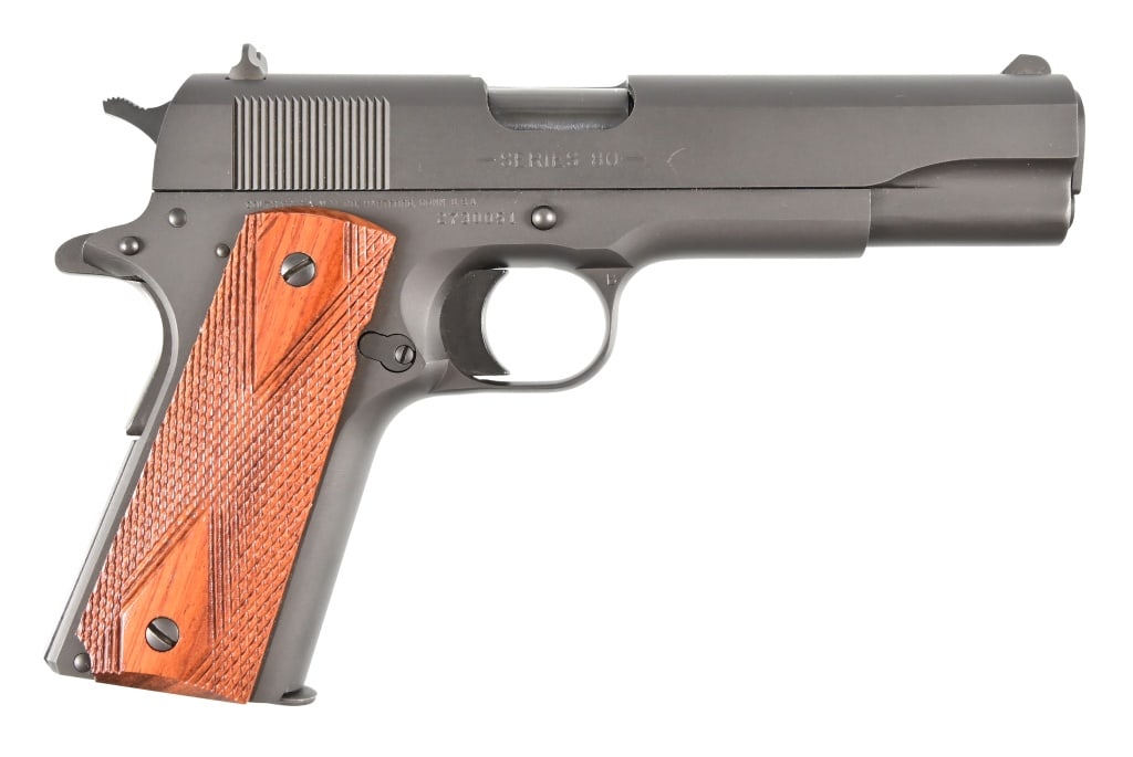 Colt M1991-A1 Series 80 .45 Auto Pistol: 5" barrel. Series 80. Parkerized finish. Modern.