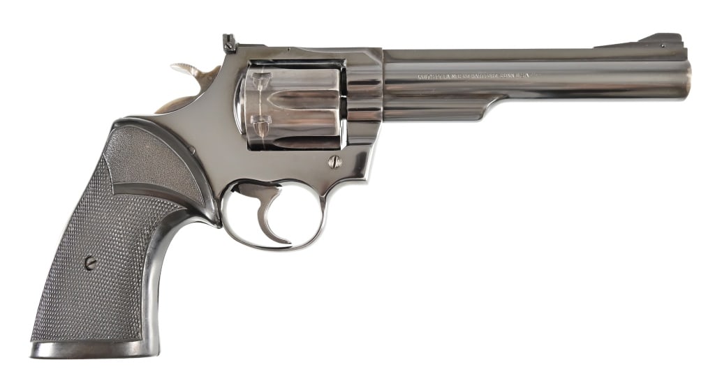 Colt Trooper Mark III .357 Magnum Revolver: 6" barrel. Working action, some wear to finish. Modern.