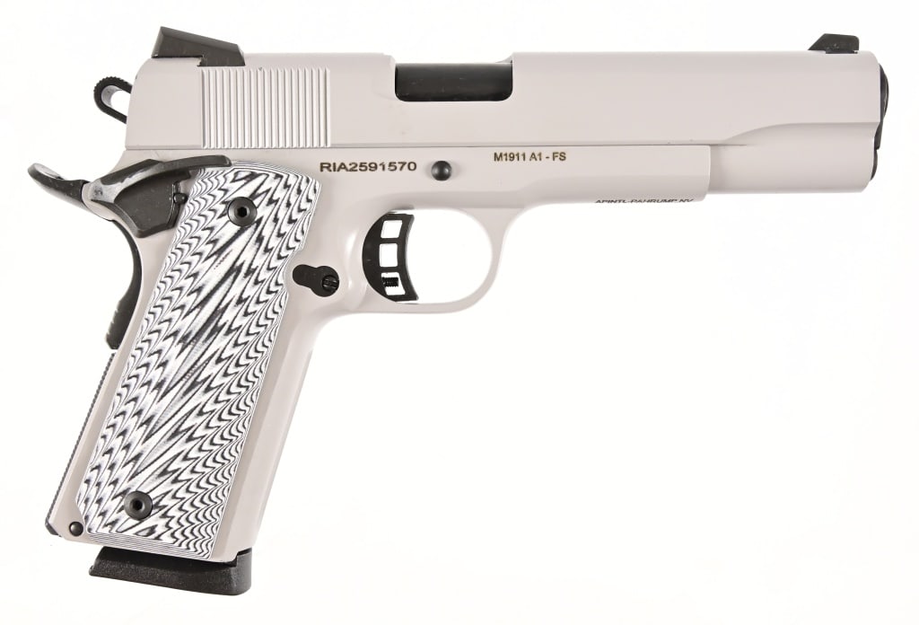 Rock Island 1911 A1-FS .45 ACP Pistol: S/N RIA2591570. In original factory case. 5" barrel. Modern.