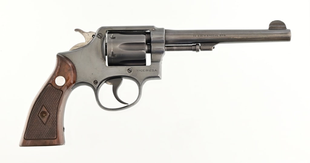 S&W Pre-Model 10 .38 Special Revolver: S/N 27620. 6" barrel. Modern