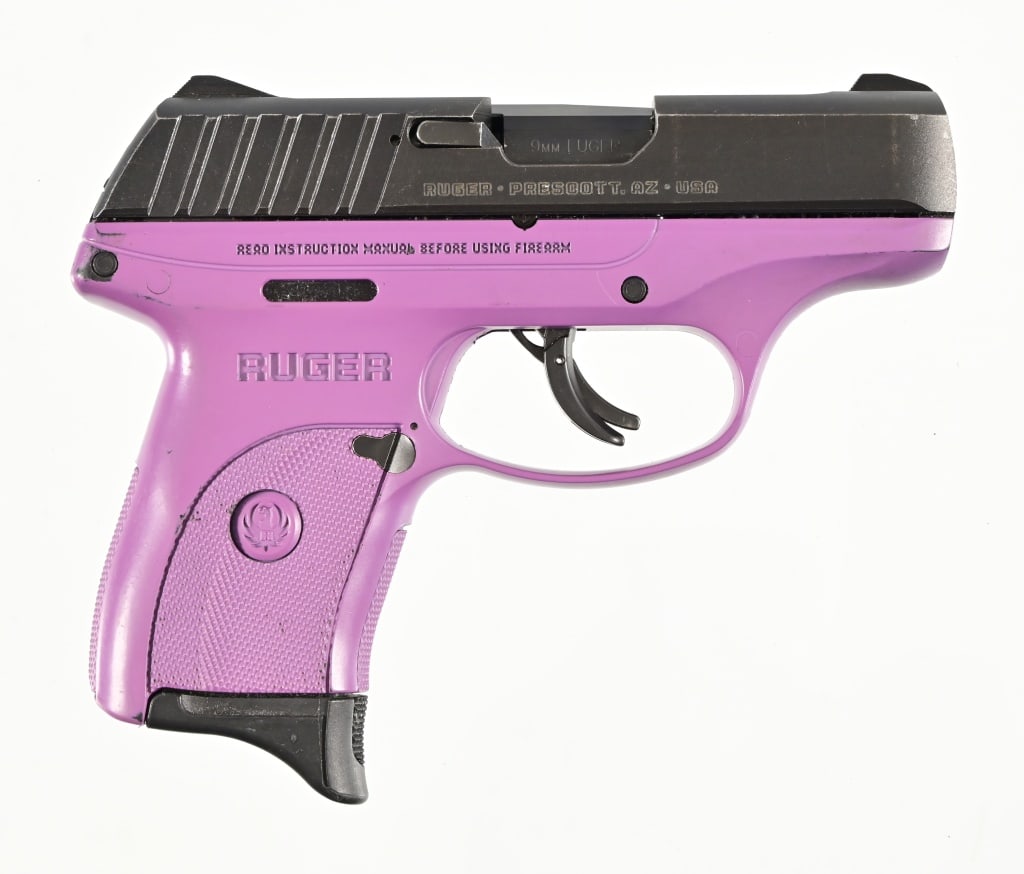 Ruger EC9S 9mm Pistol: S/N 461-34017. In original factory box. 3" barrel. 2 Magazines. Modern.