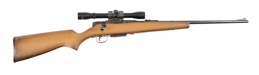 Savage Arms Springfield 840 Series E .222 Rifle: No visible serial. With Savage Springfield 4 x 32 scope. 24" barrel. Modern.