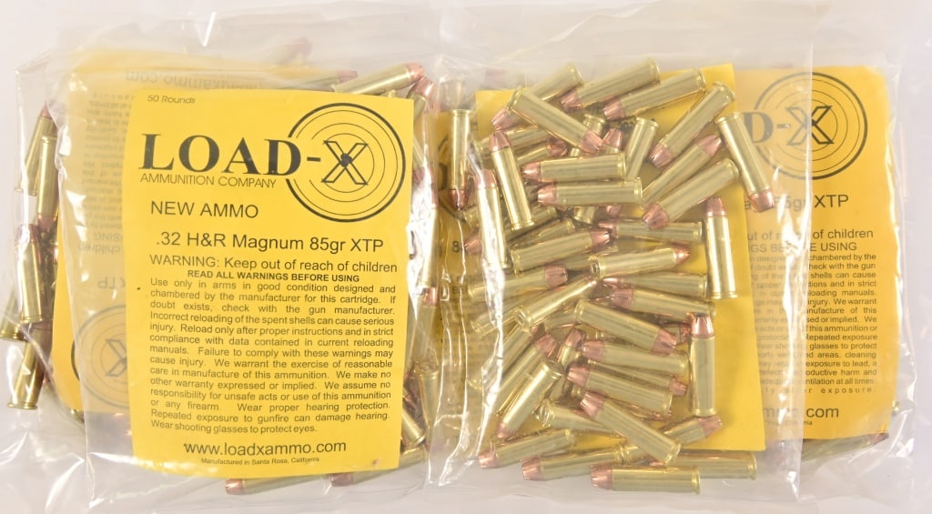 1,000 Rounds .32 H And R Mag Load X Ammo: In factory bags.