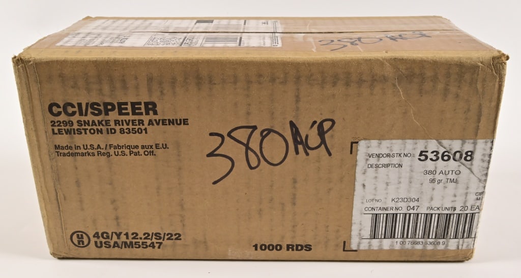 1,000 Rounds Speer Lawman.380 Factory Ammo: 1,000 Rounds Speer Lawman.380 Factory Ammo