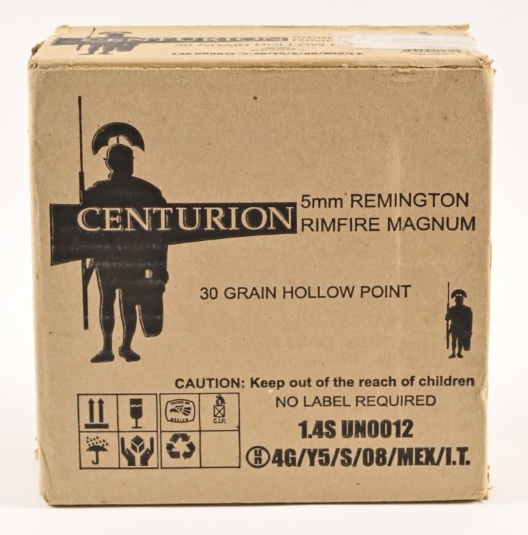 1,000 Rounds Centurion 5mm Magnum Ammo: 1,000 Rounds Centurion 5mm Magnum Ammo