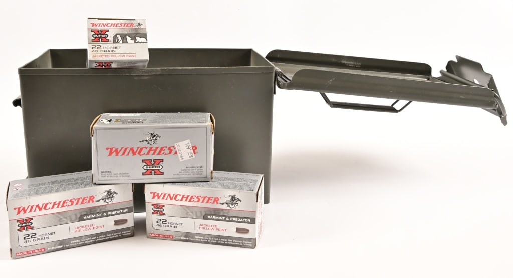 650 Rounds Winchester .22 Hornet Factory Ammo: 650 Rounds Winchester .22 Hornet Factory Ammo