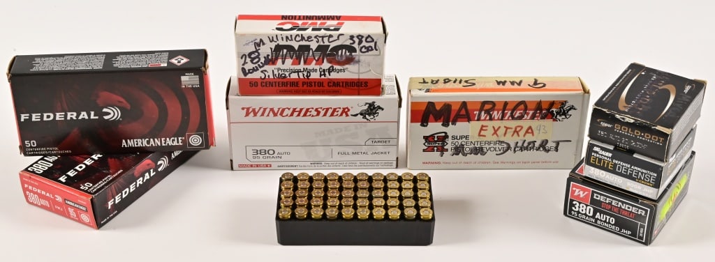 380+ Rounds Assorted .380 Factory Ammo (1 of 1)