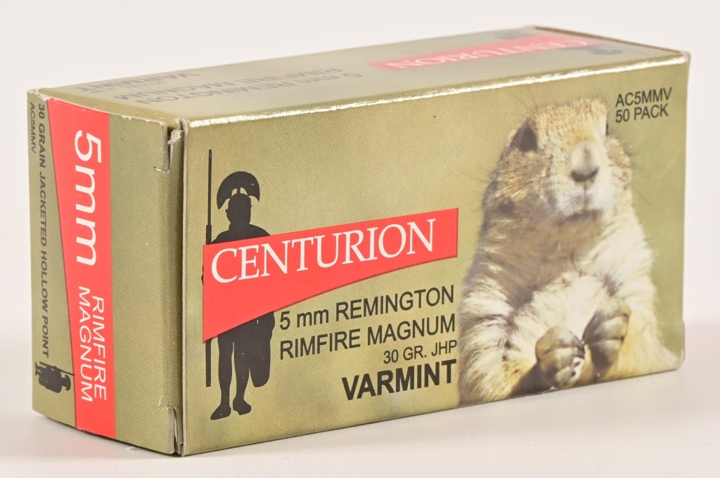 500 Rounds Centurion 5mm Magnum Ammo: 500 Rounds Centurion 5mm Magnum Ammo
