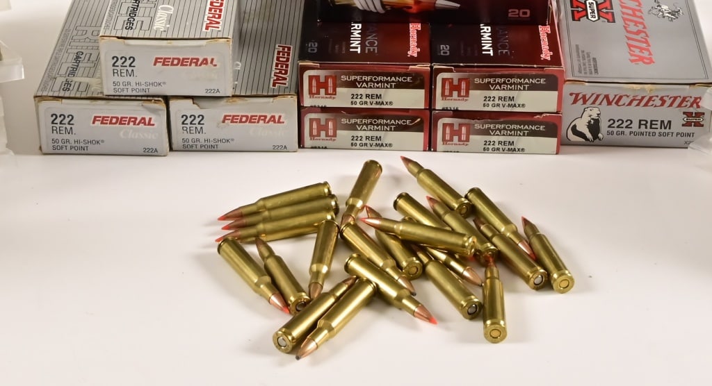 550+ Rounds Assorted .222 Ammo - 2