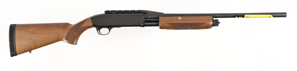 Browning BPS Shotgun 20 Gauge: S/N: 09605ZZ121. Pump action shotgun, Deer Special, rifled barrel. 22" barrel, modern.