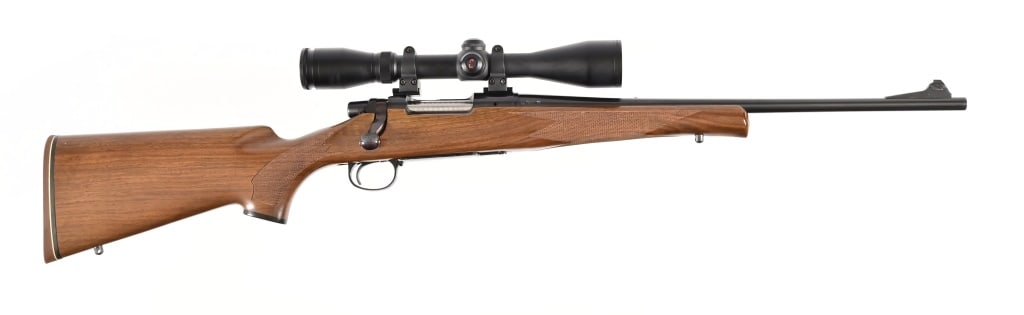 Remington Model Seven 7mm-08 Rifle With Scope: S/N: 7678074. Bolt action rifle with Nitrex 3-9x42 scope (SN#TO3921). 18" barrel. Modern.