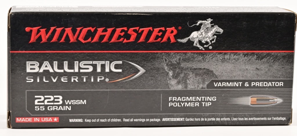 223 WSSM Winchester Short Magnum Ammo 7 Boxes: 223 WSSM Winchester Short Magnum Ammo 7 Boxes