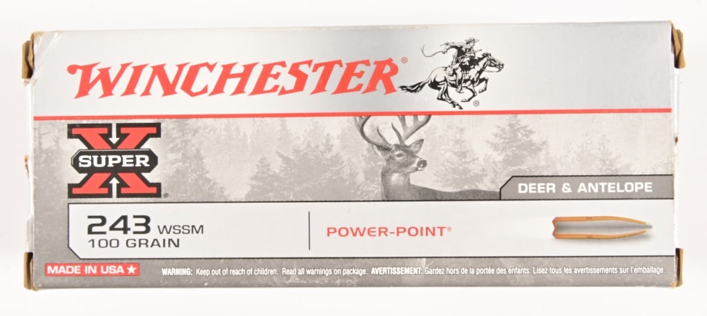 .243 WSSM Winchester Short Magnum 11 Boxes: .243 WSSM Winchester Short Magnum 11 Boxes