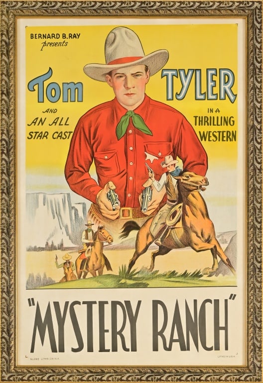 Mystery Ranch Tom Tyler Western Film Poster (1 of 7)