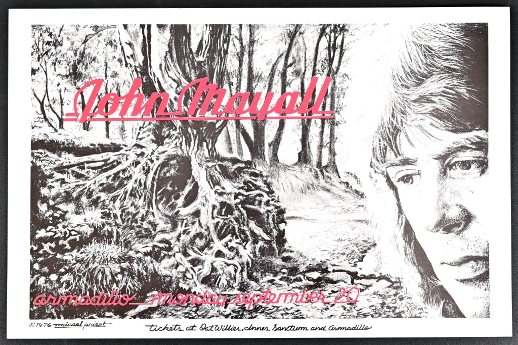 John Mayall AWHQ Concert Poster 1976 (1 of 3)