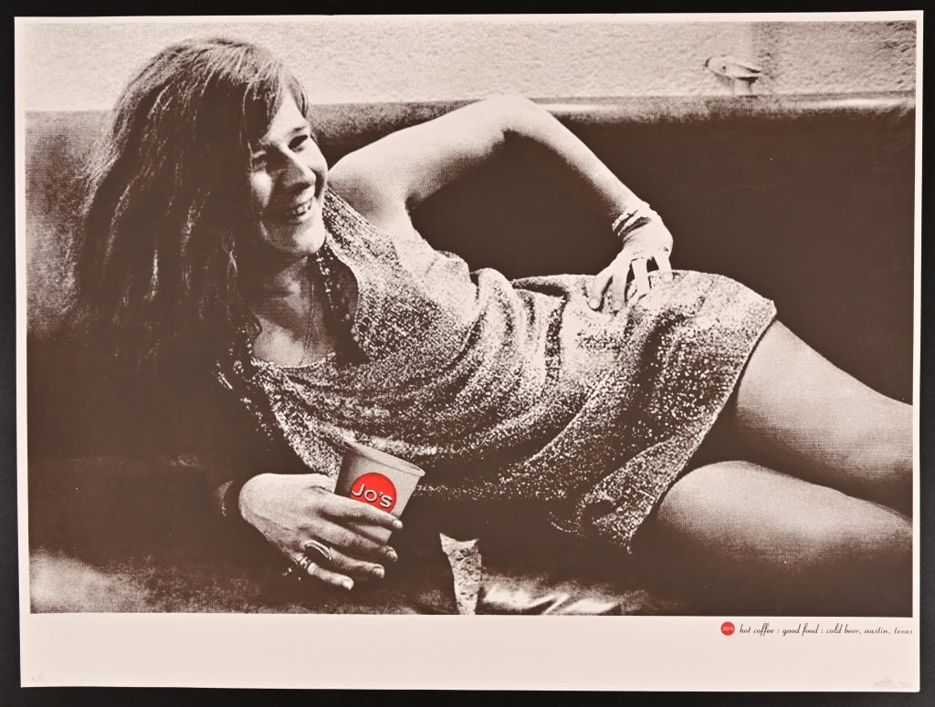 Janis Joplin Jo's Coffee Advertising Poster 2011 (1 of 7)