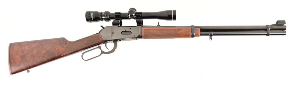 Winchester 1894 AE w/ Scope Lever Action .307 Win: 20" Barrel, great bore, very nice wood. Tasco 3-9x32 Scope w/ See-Thru mounts, S/N 6407638, Modern
