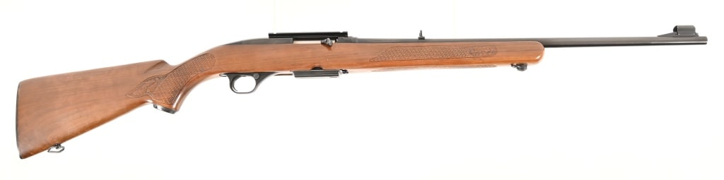 Winchester Model 100 .243 Rifle: 22" barrel, semi auto action. SN: 103801. Made in 1965. Modern.