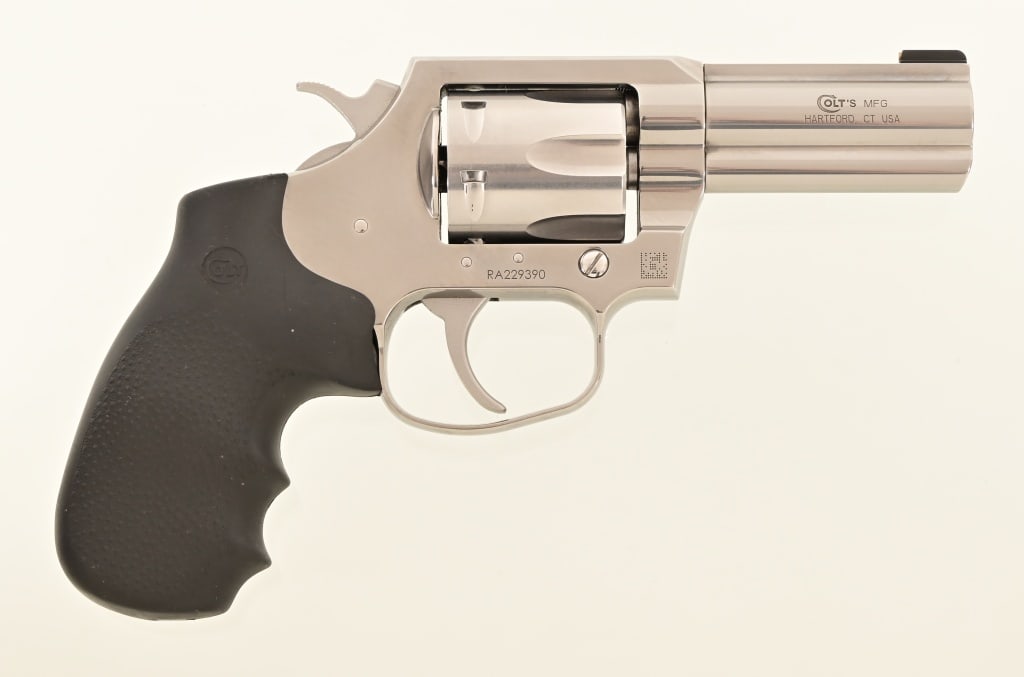 Colt King Cobra .357 Magnum Revolver: 3" Barrel, Factory Case, S/N RA229390, Modern