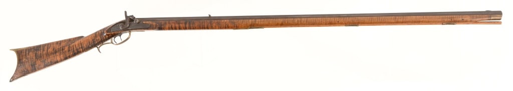 R. W. Booth 19th Century Kentucky Rifle: Made by RW Booth in Cincinnati Ohio 19th century 42 1/2" barrel. Antique.